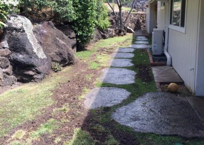 Oahu Sprinkler French Drain Installed