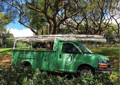 Oahu Sprinkler company vehicle